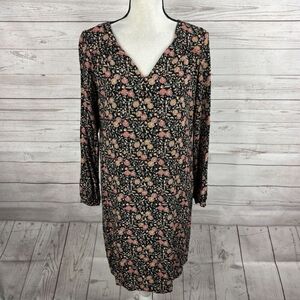 Old Navy black floral dress